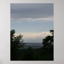 West Virginia Clouds and Mountains Print