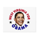 West Virginia For Obama Postcard