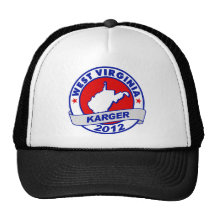 West Virginia Fred Karger Mesh Hats