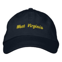 West Virginia Hat Embroidered Baseball Cap