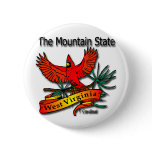 West Virginia Mountain State Cardinal Pin