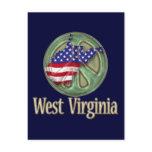 West Virginia Peace State postcards
