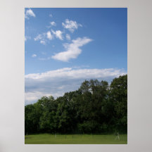 West Virginia Sky and Trees Poster