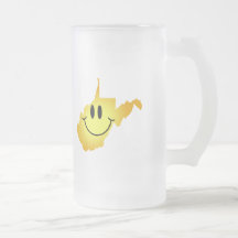 West Virginia Smiley Face Mugs