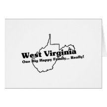 West Virginia State Slogan Card