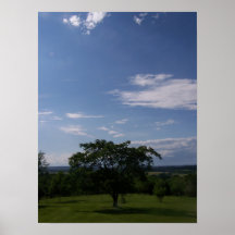 West Virginia Tree & Clouds 2 Poster