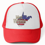 West Virginia USA Flag Hat