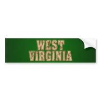 West Virginia Vintage Bumper Stickers