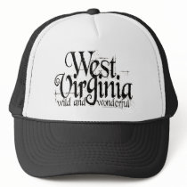 West Virginia W&W_Black Mesh Hat
