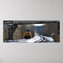 Westbound at Wampum Poster