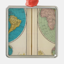Western and Eastern Hemisphere Ornaments