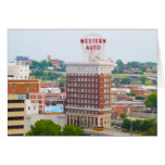 Western Auto Building Loft Condos Kansas City Greeting Card