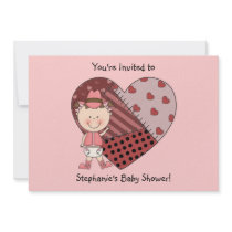 Western Baby Girl & Patchwork Heart - Shower Party