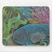 Western blue devil Mousepad