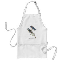 Western Bluebird, John Audubon Aprons