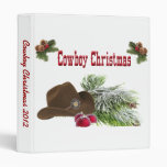 Western Cowboy Christmas Photo Album Binders