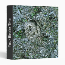 Western Diamondback Rattlesnake Vinyl Binders