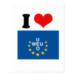 Western European Union Postcard