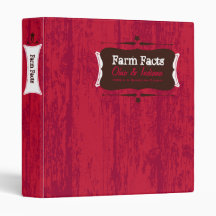 Western Farm Cowboy 3 Ring Binders