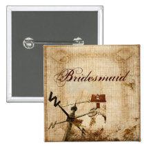 western farmhouse  country Wedding bridesmaid Pins
