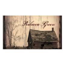 western farmhouse customizable country boutique business card template