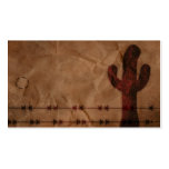 Western Hang Tag Business Card Template