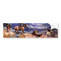 Western Nostalgia Bumper Sticker
