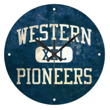 Western Pioneers Athletics Wall Clock