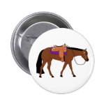Western Pleasure Horse Button