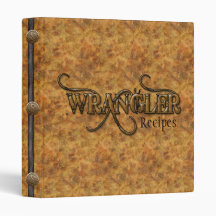 Western Recipes Cookbook Binder