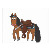 Western Riki Horse Postcard