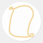 Western Rope Frame Stickers
