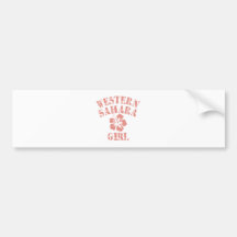 WESTERN SAHARA BUMPER STICKER