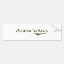 Western Sahara Bumper Sticker