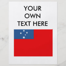 Western Samoa Flag Flyer