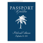 Western Samoa Passport Wedding Invitation Cards