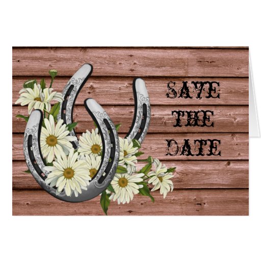 Western Save the Date Cards
