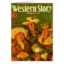 Western Story Magazine 1931 Christmas Greeting Cards