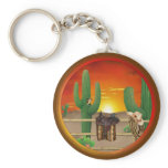 Western Sunrise Keychain