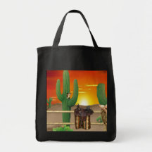 Western Sunrise Tote Bag