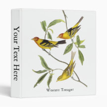 Western Tanager - John James Audubon Binder
