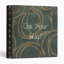 Western Theme Rope Notebook,Album,Records,Photos? Vinyl Binder