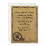 Western Themed Invitation