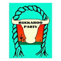 WESTERN THEMED PARTY INVITATION ~ EZ2 CUSTOMIZE