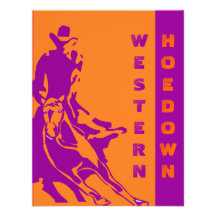 WESTERN THEMED PARTY INVITATION ~ EZ2 CUSTOMIZE
