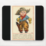 Western Vintage 1912 Lil' Cowboy Mousepad