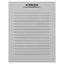Western Wedding Guest Book Pages