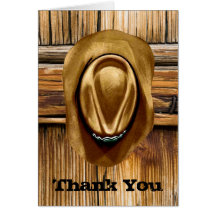 Western Wedding Thank You Cards