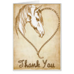 Western Wedding Thank you Notes Greeting Cards