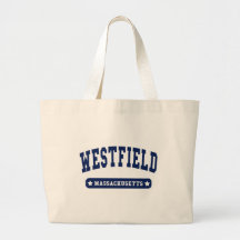 Westfield Massachusetts College Style tee shirts Tote Bag